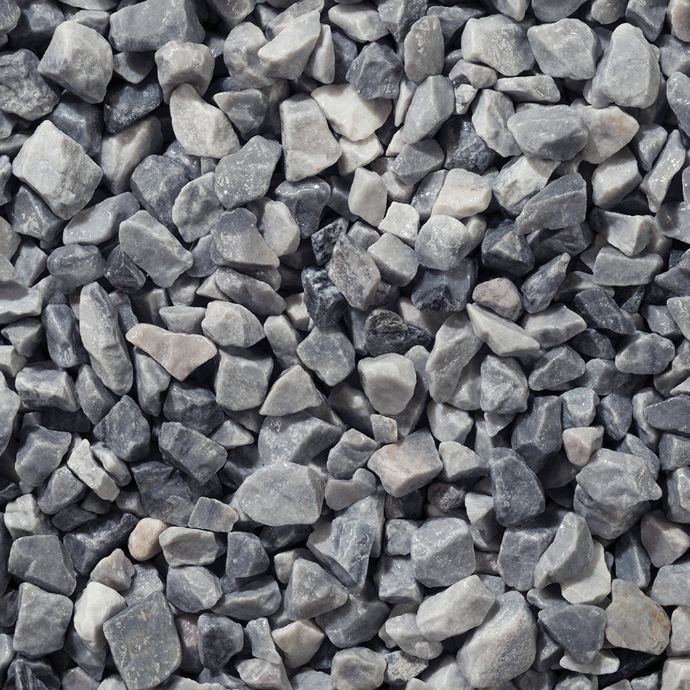 Long Rake Spar Bulk Bag 20mm Ice Blue Chippings